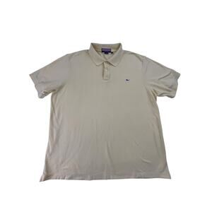 Vineyard Vines yellow polo shirt, XXL, FLAW PICTURED